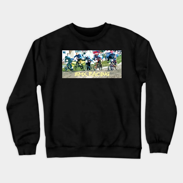 BMX Crewneck Sweatshirt by rickylabellevie